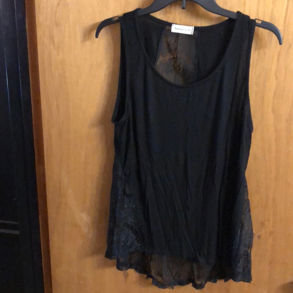 Lace inset Tank